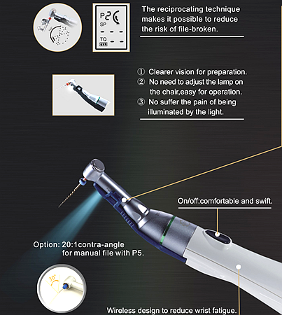 Denjoy Dental iM2C Cordless Endo Motor With LED 20:1 Mini Contra-Angle